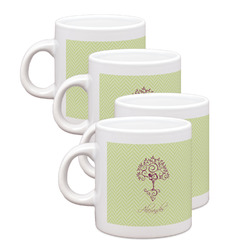 Yoga Tree Single Shot Espresso Cups - Set of 4 (Personalized)