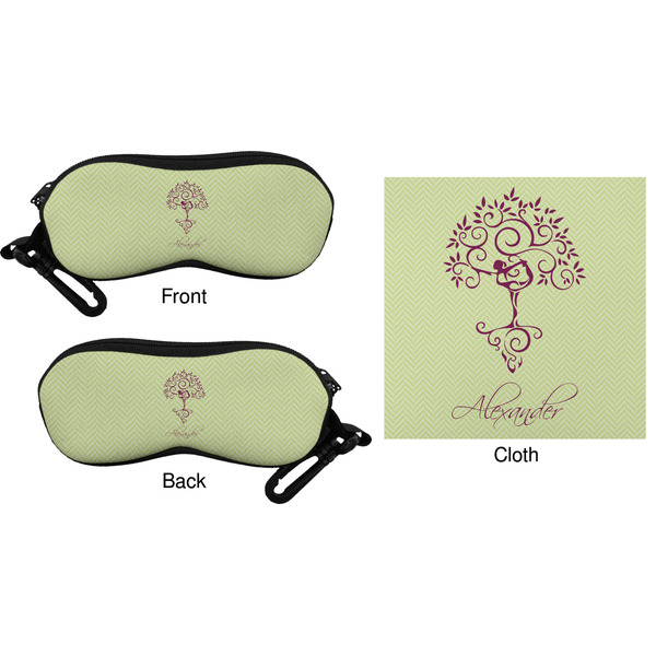 Yoga Tree Eyeglass Case & Cloth (Approval)