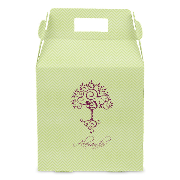 Yoga Tree Gable Favor Box - Front