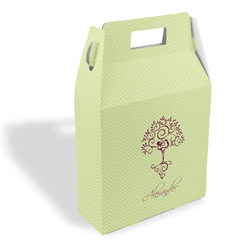 Yoga Tree Gable Favor Box (Personalized)