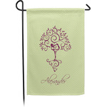 Yoga Tree Small Garden Flag - Single Sided w/ Name or Text