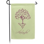 Yoga Tree Small Garden Flag - Double Sided w/ Name or Text