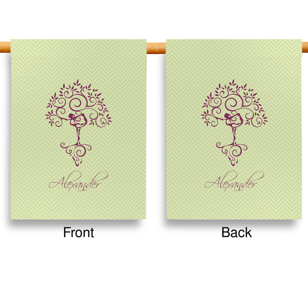 Yoga Tree Garden Flags - Large - Double Sided - APPROVAL