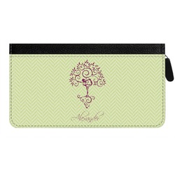 Yoga Tree Genuine Leather Ladies Zippered Wallet (Personalized)