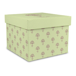 Yoga Tree Gift Box with Lid - Canvas Wrapped - Large (Personalized)