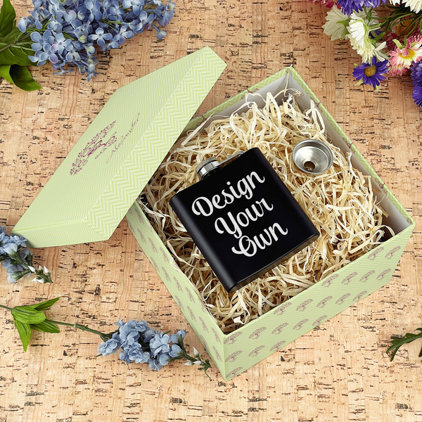 Yoga Tree Gift Boxes with Lid - Canvas Wrapped - Large - In Context