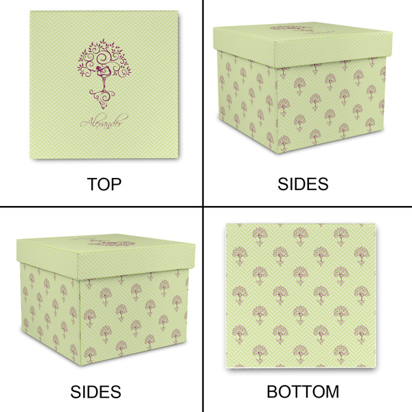 Yoga Tree Gift Boxes with Lid - Canvas Wrapped - Medium - Approval