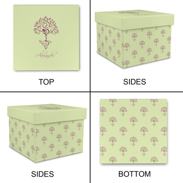 Yoga Tree Gift Boxes with Lid - Canvas Wrapped - Small - Approval
