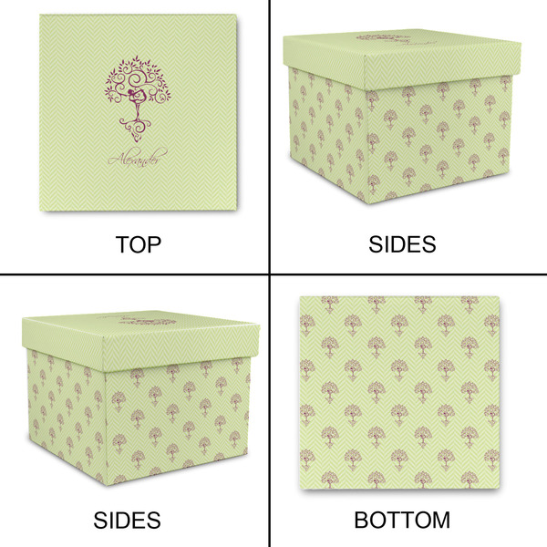 Yoga Tree Gift Boxes with Lid - Canvas Wrapped - X-Large - Approval