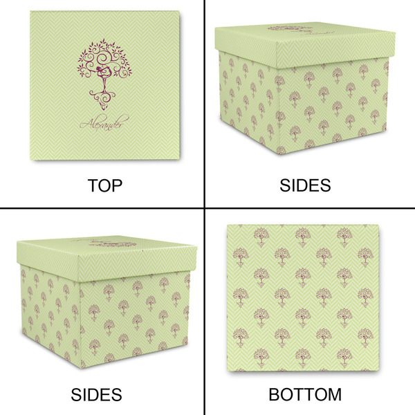 Yoga Tree Gift Boxes with Lid - Canvas Wrapped - XX-Large - Approval