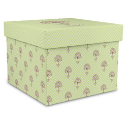 Yoga Tree Gift Box with Lid - Canvas Wrapped - XX-Large (Personalized)