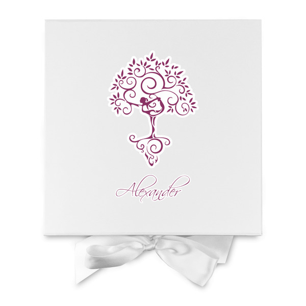 Yoga Tree Gift Boxes with Magnetic Lid - White - Approval