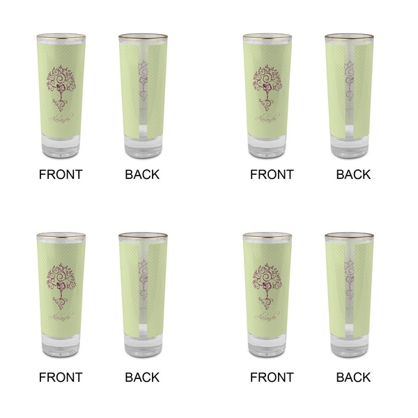 Yoga Tree Glass Shot Glass - 2 oz - Set of 4 - APPROVAL
