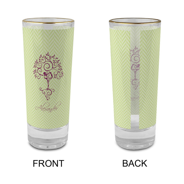 Yoga Tree Glass Shot Glass - 2 oz - Single - APPROVAL