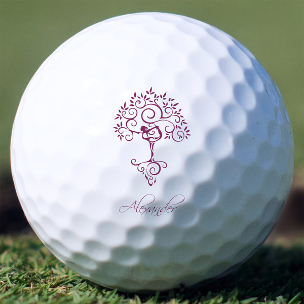 Custom Yoga Tree Golf Balls (Personalized)