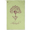 Yoga Tree Golf Towel - Poly-Cotton Blend - Small w/ Name or Text