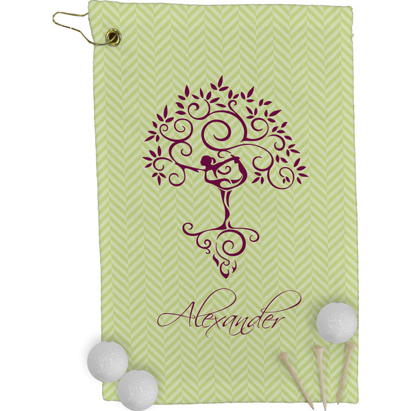 Yoga Tree Golf Towel (Personalized)