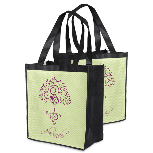 Yoga Tree Grocery Bag - MAIN