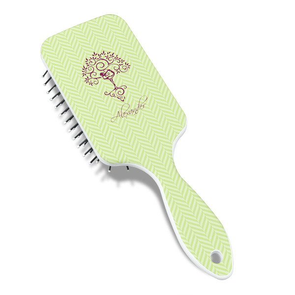 Yoga Tree Hair Brush - Angle View