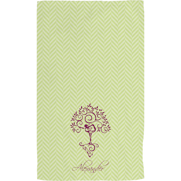 Yoga Tree Hand Towel (Personalized) Full