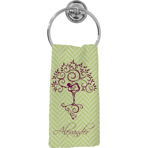 Custom Yoga Tree Hand Towel - Full Print (Personalized)