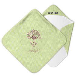 Yoga Tree Hooded Baby Towel (Personalized)