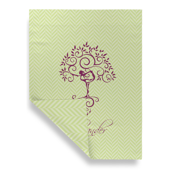 Yoga Tree House Flags - Double Sided - FRONT FOLDED