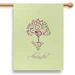Yoga Tree 28" House Flag (Personalized)
