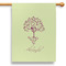 Yoga Tree 28" House Flag (Personalized)