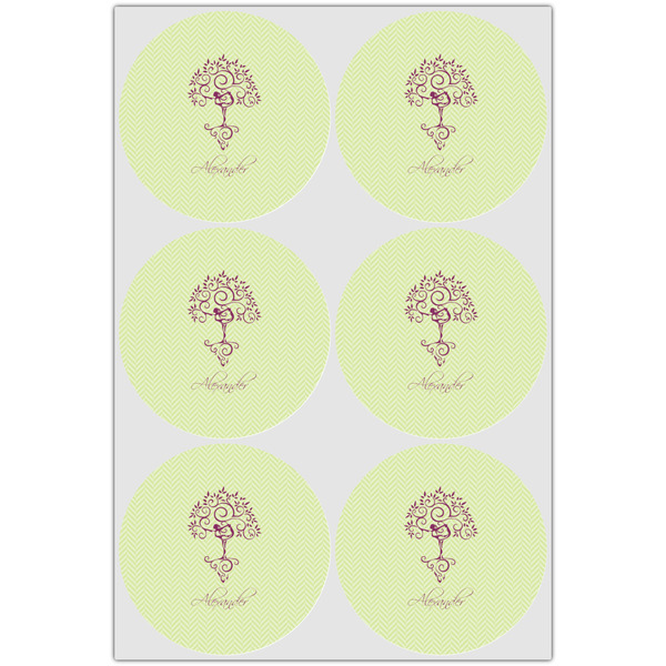 Yoga Tree Icing Circle - Large - Set of 6