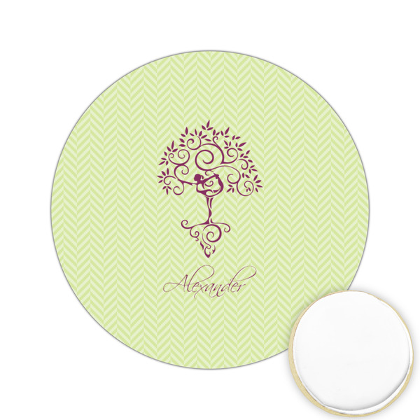 Custom Yoga Tree Printed Cookie Topper - 2.15" (Personalized)