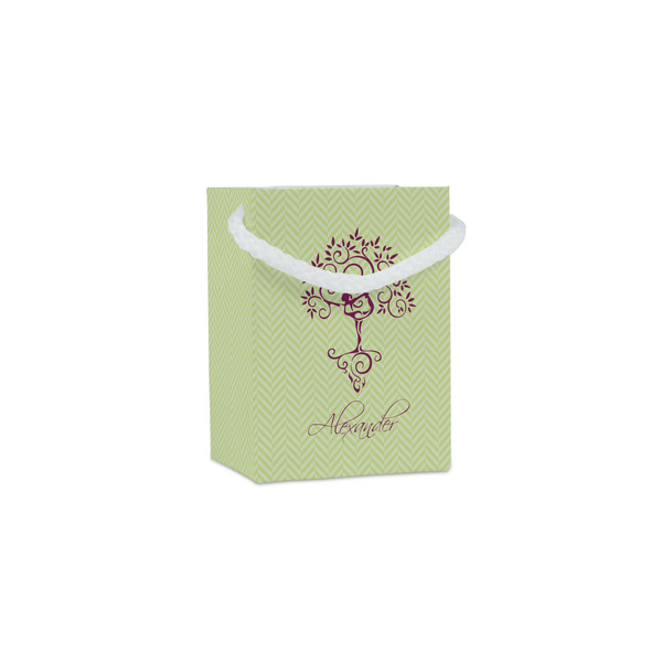 Custom Yoga Tree Jewelry Gift Bags - Matte (Personalized)