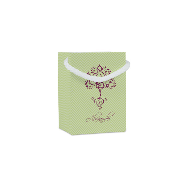 Custom Yoga Tree Jewelry Gift Bags - Matte (Personalized)