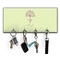 Yoga Tree Key Hanger w/ 4 Hooks & Keys