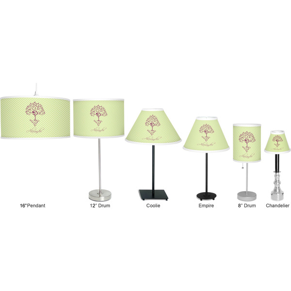 Yoga Tree Lamp Full View Size Comparison