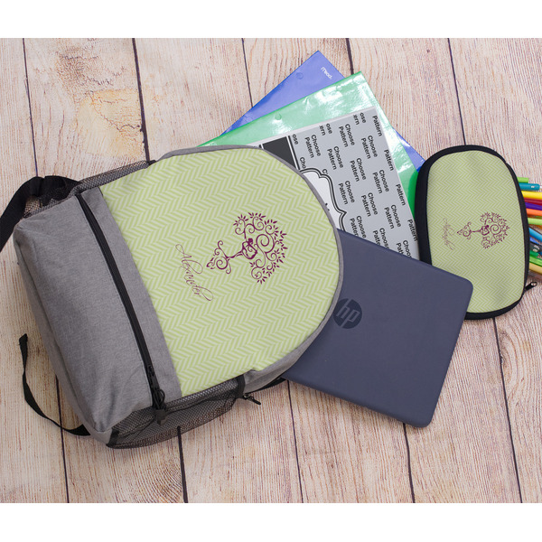 Yoga Tree Large Backpack - Gray - With Stuff