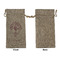 Yoga Tree Large Burlap Gift Bags - Front Approval
