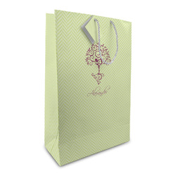 Yoga Tree Large Gift Bag (Personalized)