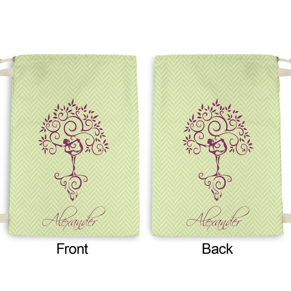 Yoga Tree Large Laundry Bag - Front & Back View