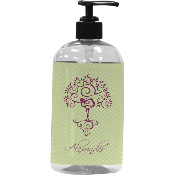 Custom Yoga Tree Plastic Soap / Lotion Dispenser (Personalized)