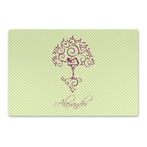 Custom Yoga Tree Large Rectangle Car Magnet (Personalized)