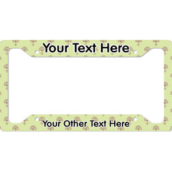 Yoga Tree License Plate Frame - Style A (Personalized)