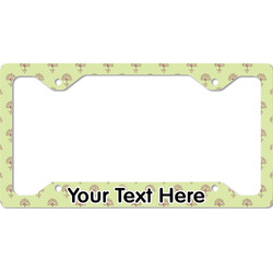 Yoga Tree License Plate Frame - Style C (Personalized)