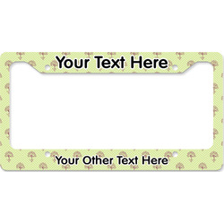 Yoga Tree License Plate Frame - Style B (Personalized)