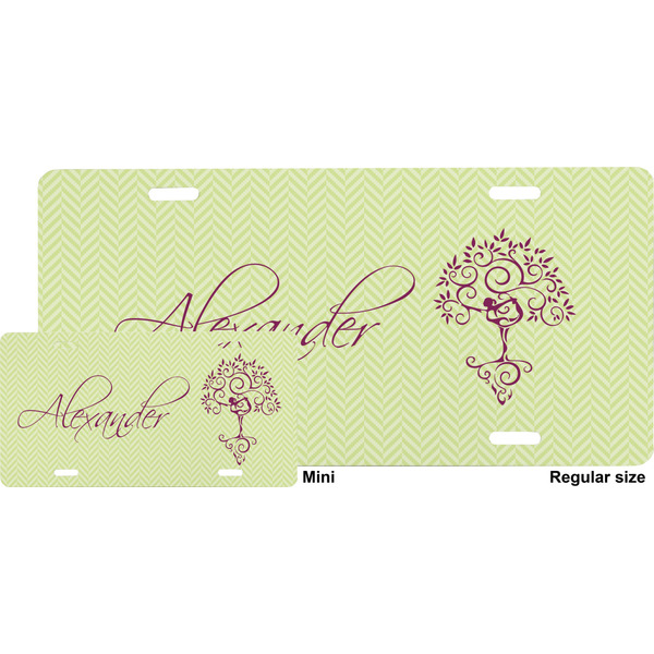 Yoga Tree License Plate (Sizes)