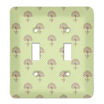 Yoga Tree Light Switch Cover (2 Toggle Plate)