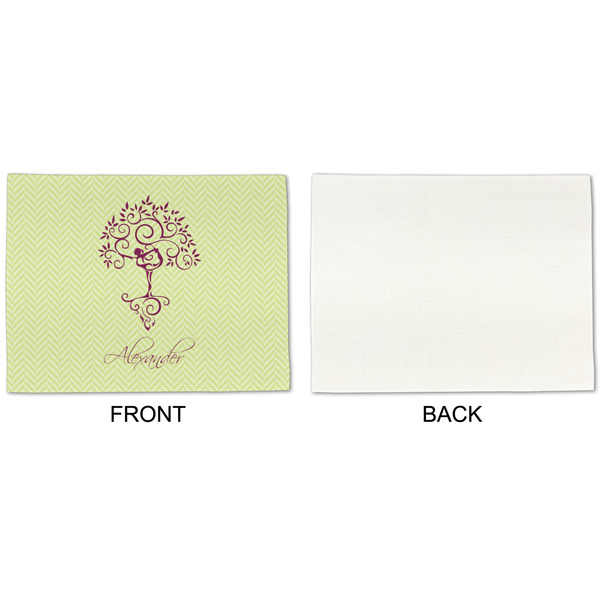 Yoga Tree Linen Placemat - APPROVAL Single (single sided)