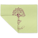 Yoga Tree Double-Sided Linen Placemat - Single w/ Name or Text