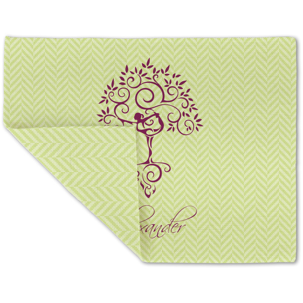 Yoga Tree Linen Placemat - Folded Corner (double side)