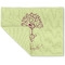 Yoga Tree Double-Sided Linen Placemat - Single w/ Name or Text